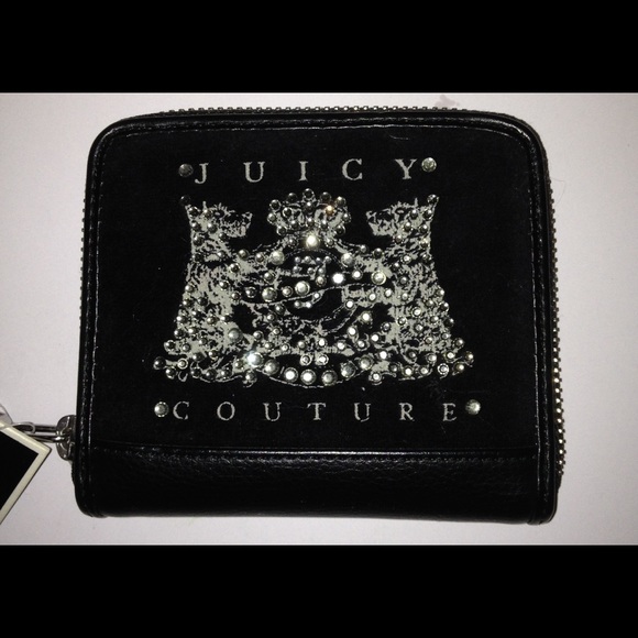 Juicy couture bling trifold full zip wallet - Picture 4 of 8